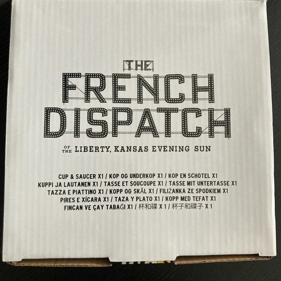 Wes Anderson French Dispatch Cup and Saucer - Picture 6 of 6